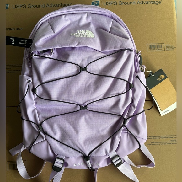 The North Face Women's Borealis Backpack Purple Lilac Lavender One Size NWT $99 - Picture 2 of 10